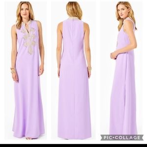 Lilly Pulitzer Jane Maxi Dress in Purple Iris size 6